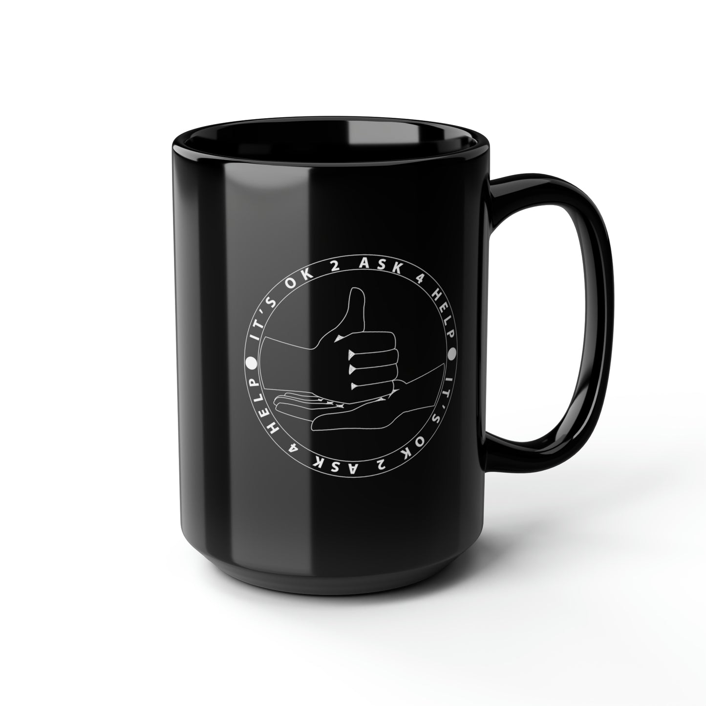 Black Mug, 15oz