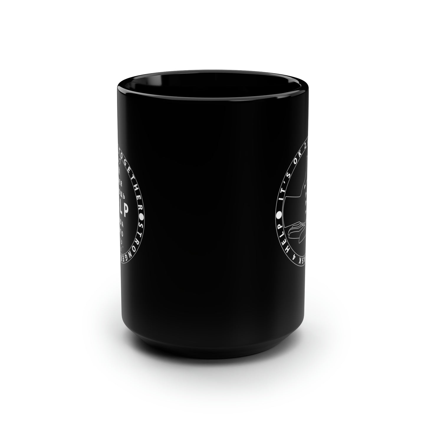 Black Mug, 15oz