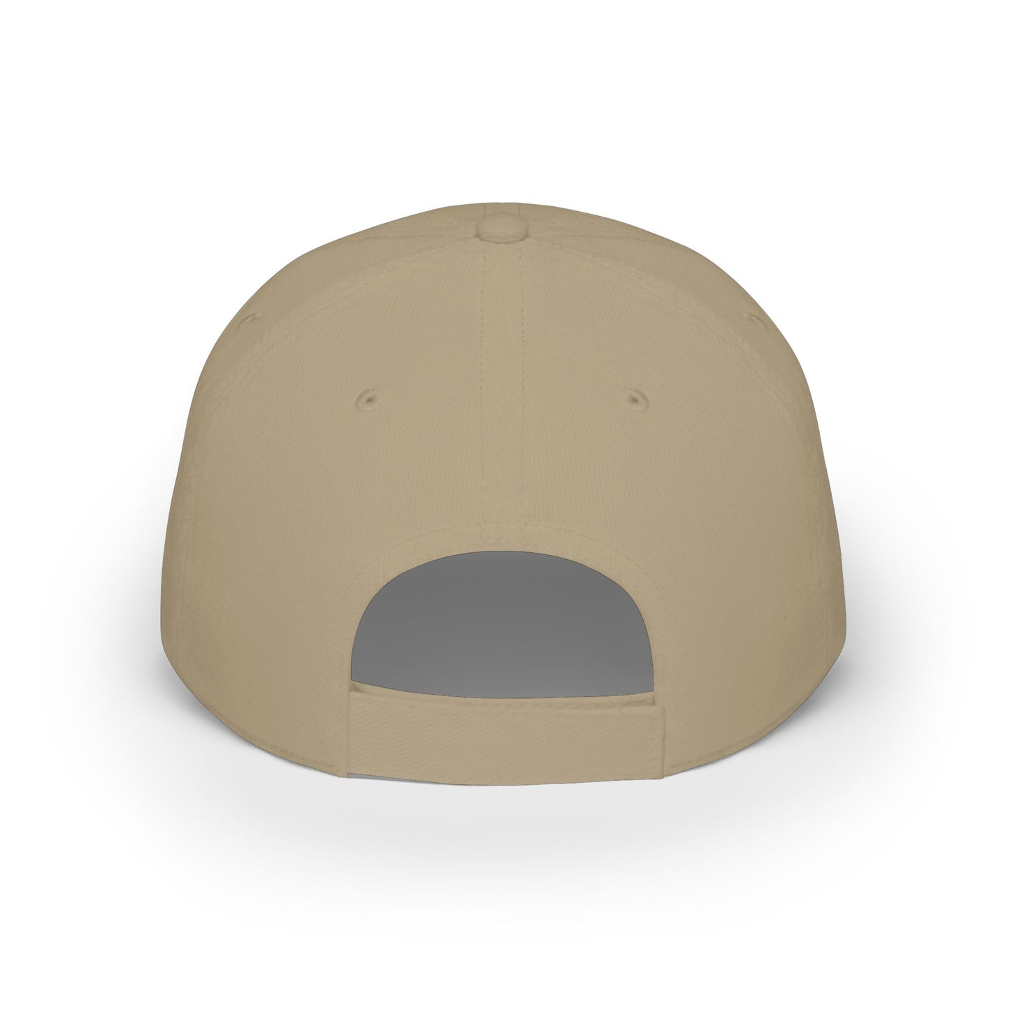 Low Profile Baseball Cap – Red Thumbs Up Badge Embroidered Hat
