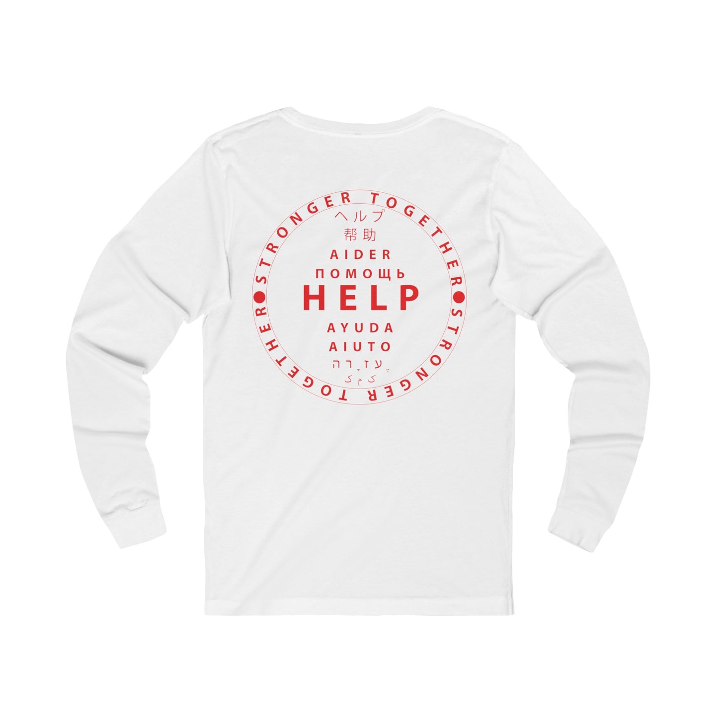 Unisex Jersey Long Sleeve Tee- Red Device