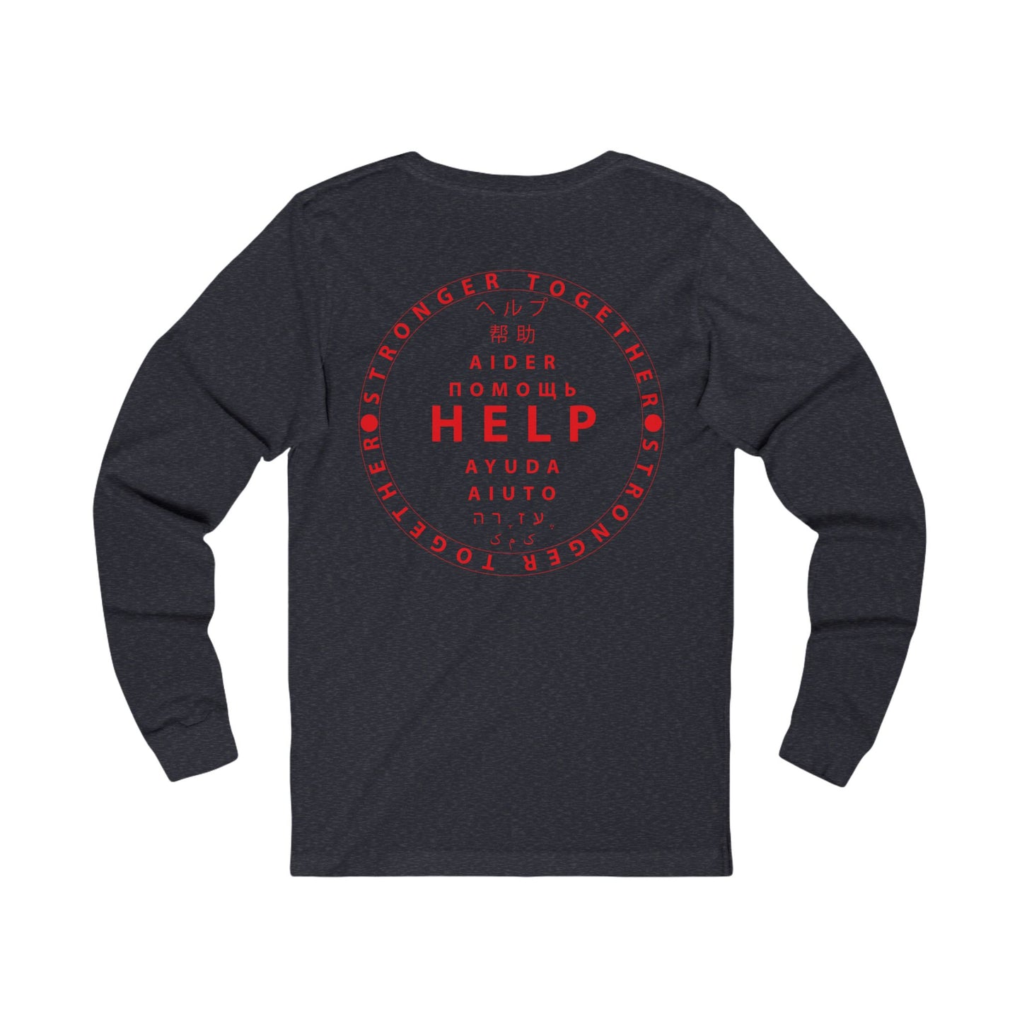 Unisex Jersey Long Sleeve Tee- Red Device