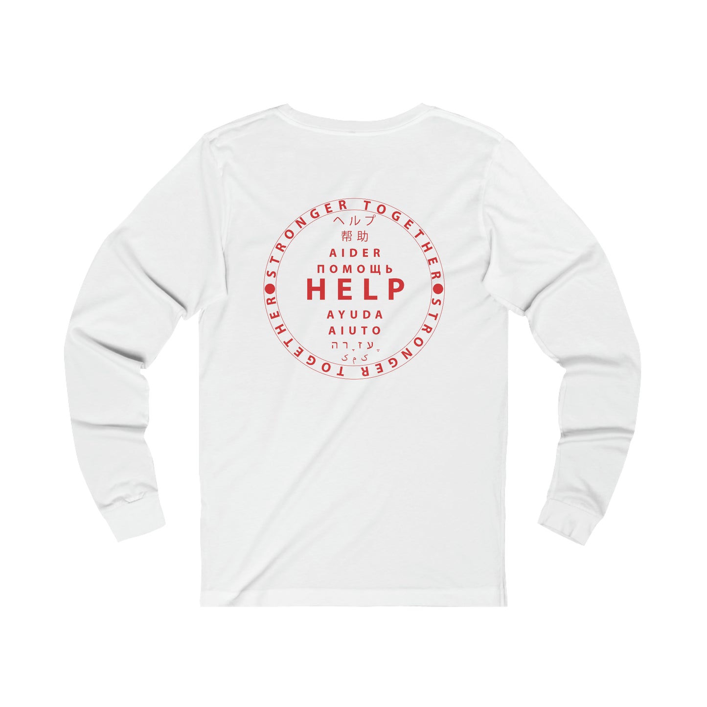 Unisex Jersey Long Sleeve Tee- Red Device