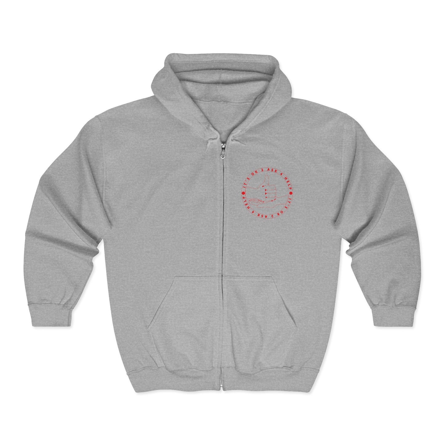 Unisex Heavy Blend™ Full Zip Hooded Sweatshirt