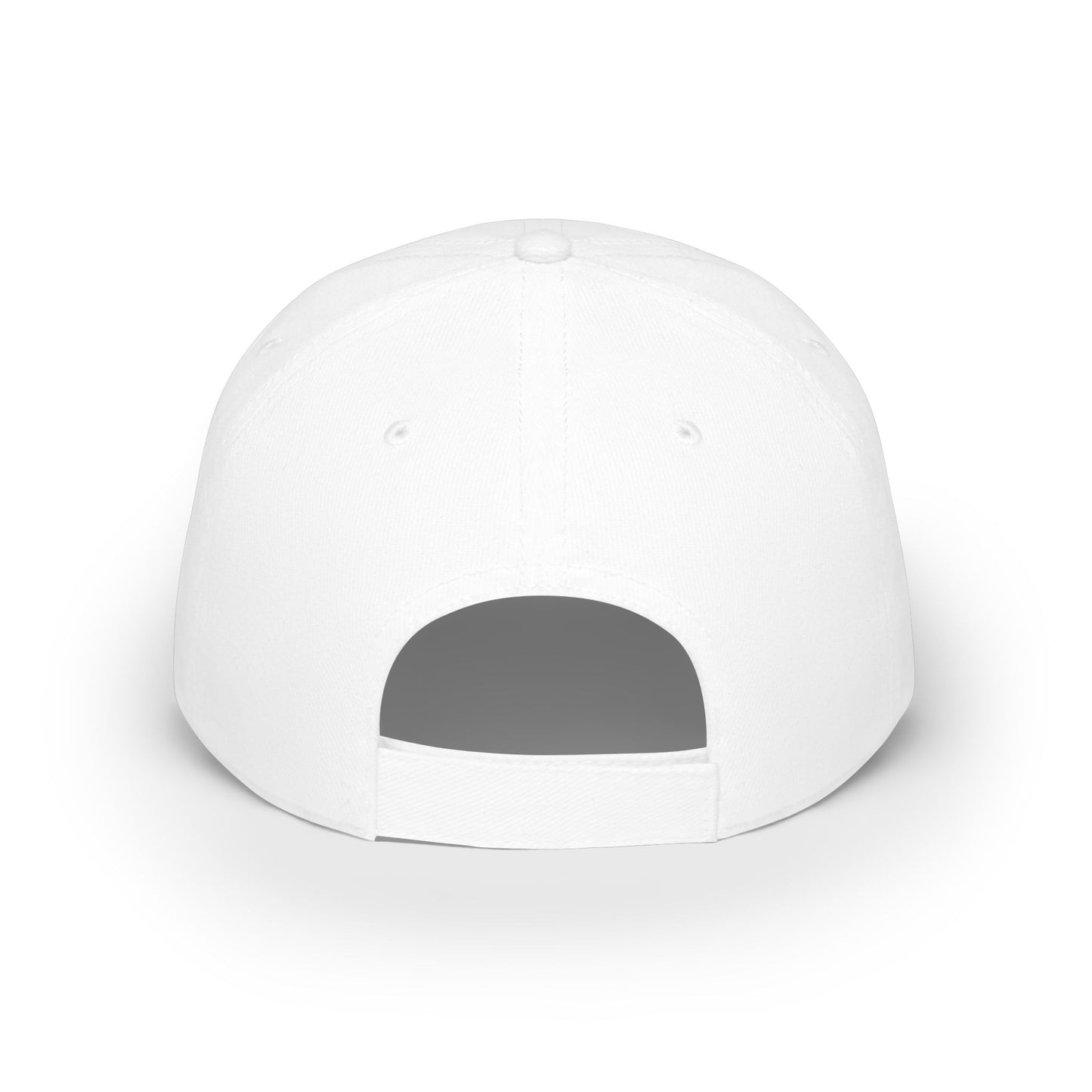 Low Profile Baseball Cap – Red Thumbs Up Badge Embroidered Hat