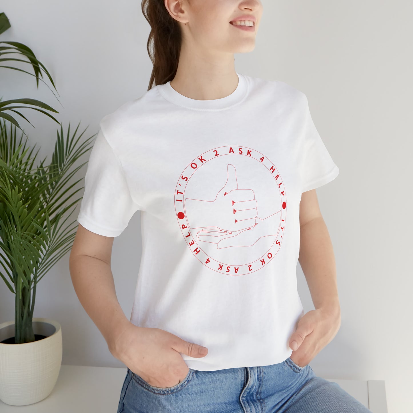 Unisex Jersey Short Sleeve Tee-Red Device