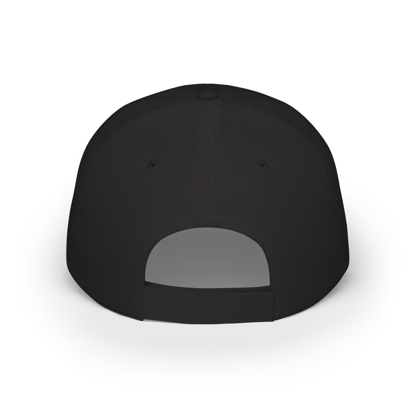 Low Profile Baseball Cap – Red Thumbs Up Badge Embroidered Hat